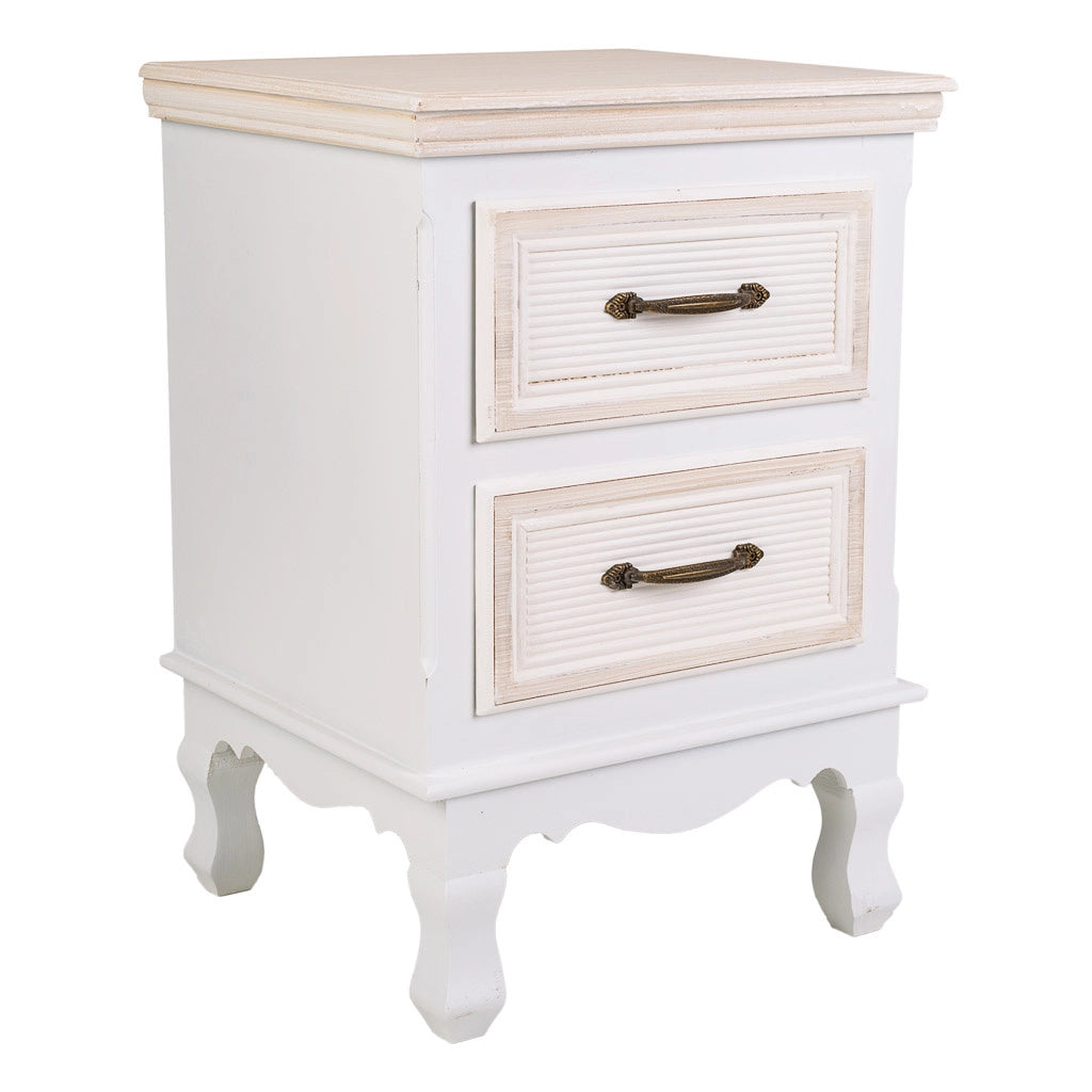Tavolo in legno bianco 37x33,5x53h
