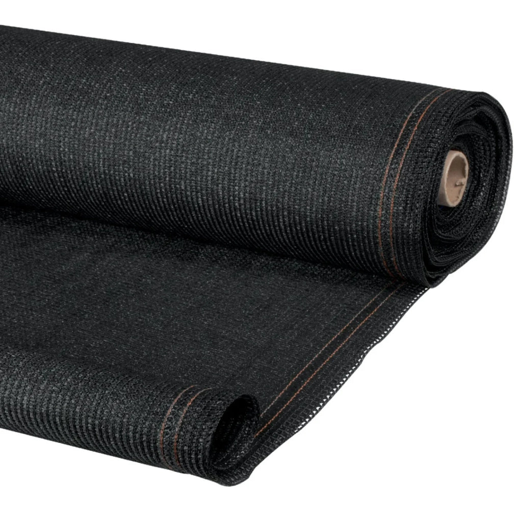 IDMarket - Rete ombreggiante 1,5x10m, telo rotolo per recinzione giardino 150g/m², nero