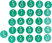 Etichette per polline numerate, alfabeto circolare, etichette per lettere gravi, accessori per apiari, per apiari, per allevamento, per giardinaggio (orto) - 26 pezzi.