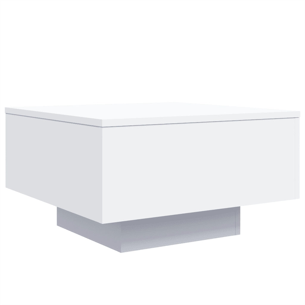 Tavolino da salotto | Tavolino da caff¨¨ | Tavolino da Soggiorno Bianco 55x55x31 cm in Legno Multistrato