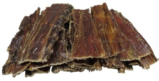 Strisce di Carne di Manzo Solido 1KG - Snack per Cani Ipoadrenali - Naturale - Senza Glutine e Grano - Ricco di Proteine - Salute e Nutrizionale - Snack per Cani