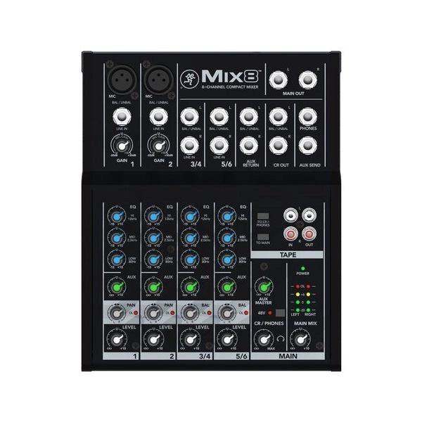 Old e disattivi audio mackie 5100305 mix8