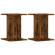 Portavasi mobili per fiori set da 2 legno ingegnerizzato marrone 02_0045312