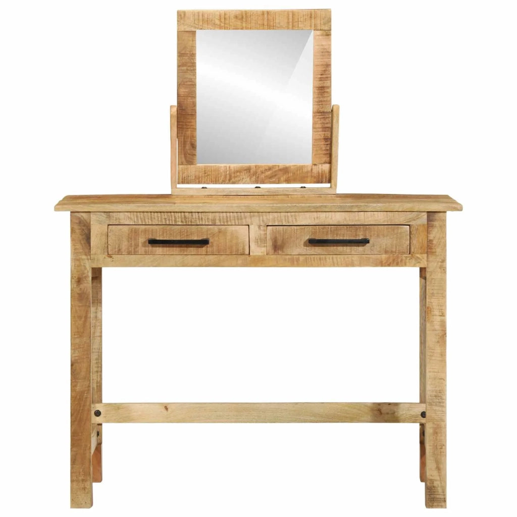 Tavolo da Trucco con cassetto Marrone 100 x 40 x 120 cm 374096