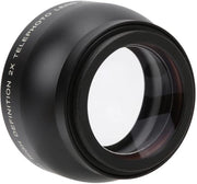 Teleobiettivo 49MM 2X Amplificatore - Adatto a Tutti i 49MM Obiettivi - Obiettivo per Fotocamera - Teleobiettivo per Smartphone - Ottica di Alta Qualità - Resistente alle Sollecitazioni