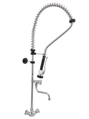 Rubinetto per cucina industriale professionale completo in ottone