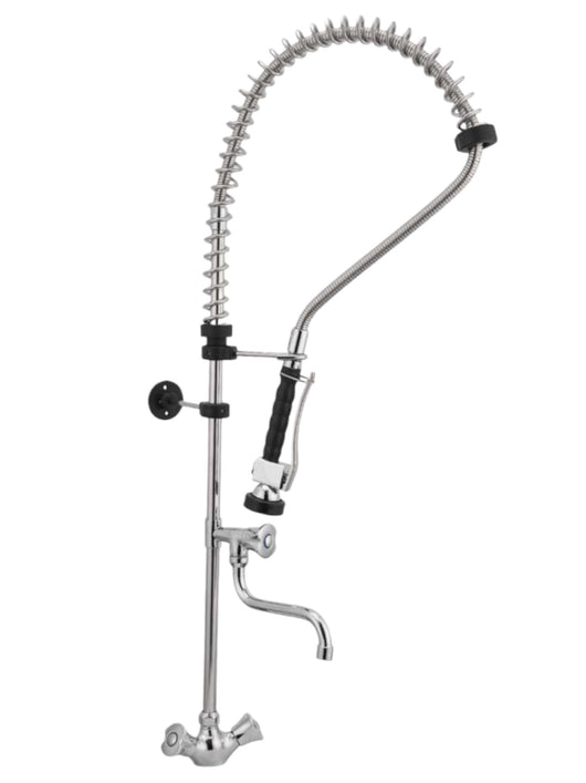 Rubinetto per cucina industriale professionale completo in ottone