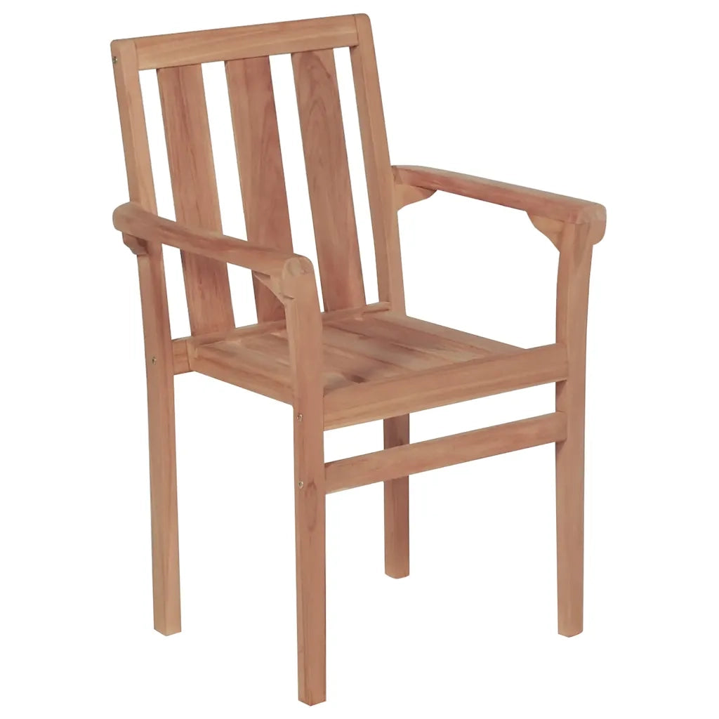 vidaXL Sedie da Giardino 2 pz con Cuscini Rossi Massello di Teak