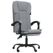 Sedia da ufficio girevole e reclinabile/sedia da studio/sedia da computer/sedia da studio tessuto grigio chiaro 02_0024237