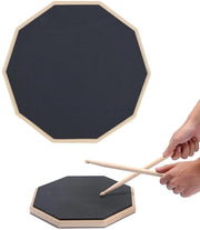 Pianerello da esercizio 30,5 cm - Tappeto da batteria - Tappeto batteria silenzioso - Pianerello resistente allo shock - Pianerello duraturo - Tappeto batteria antisismico con drenaggio del suono