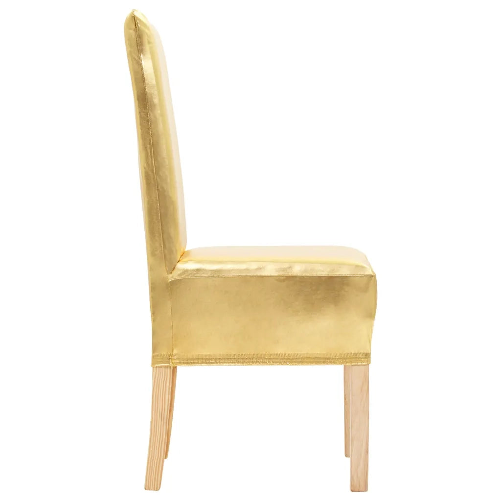 Coprisedia 6 pz in Elasticizzato Oro CFW6353478