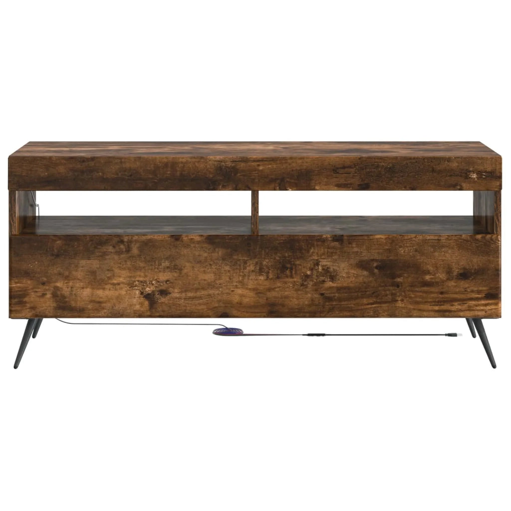 Mobile TV LED Rovere Fumo Legno ingegnerizzato 897650
