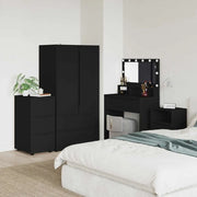 Armadio Nero 40 x 48 x 81 cm Legno multistrato