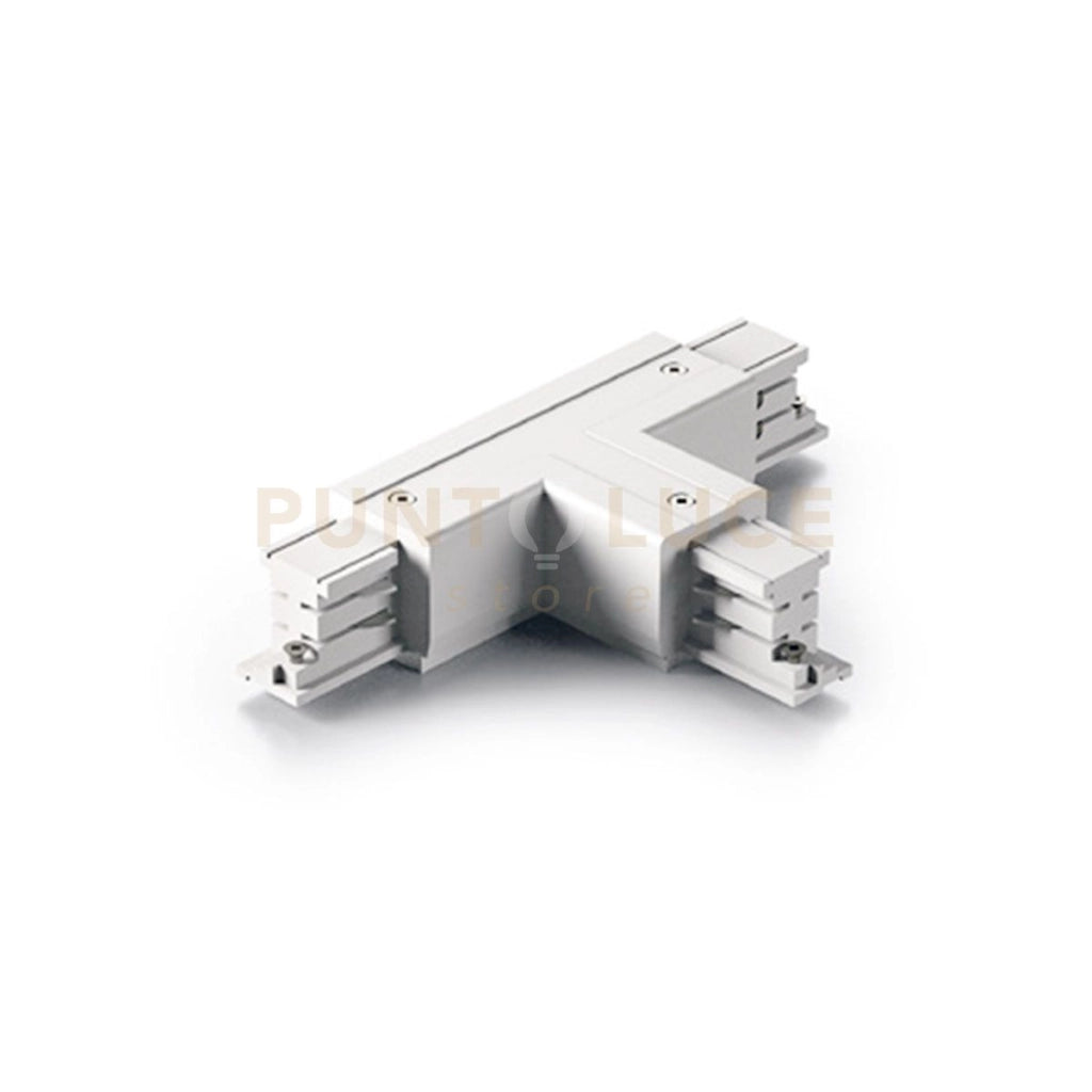 GBIC17- GIUNTO A "T" CONNETTORE SINISTRO ELETTRICO-MECCANICO 220-240V PER SISTEMA BINARIO BIANCO