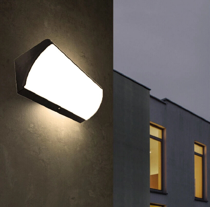 Applique da Esterno Lampada a led per Parete Impermeabile IP65 30W in Plastica Bianco Naturale