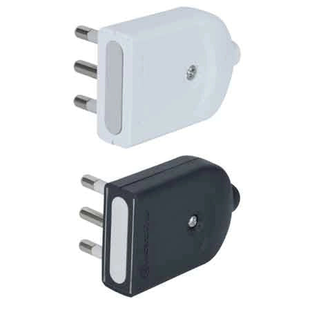 SPINA MOBILE ORIENTABILE 16A 2P+T - Bianco - ELECTRALINE