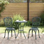 Set Bistro da Giardino 3 pcs Verde Alluminio 42002385