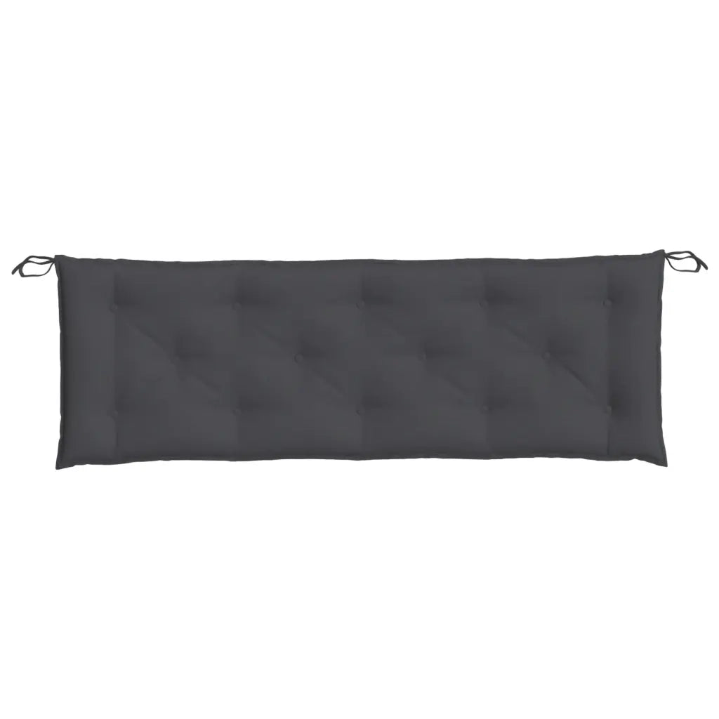 Cuscini Panca Giardino 2pz Antracite Mélange 150x50x7cm Tessuto 4002607