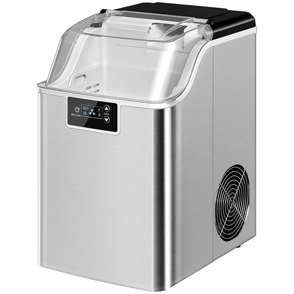 Macchina per Ghiaccio ¨C zephmum ¨C Argento 2.1L 20kg/24h