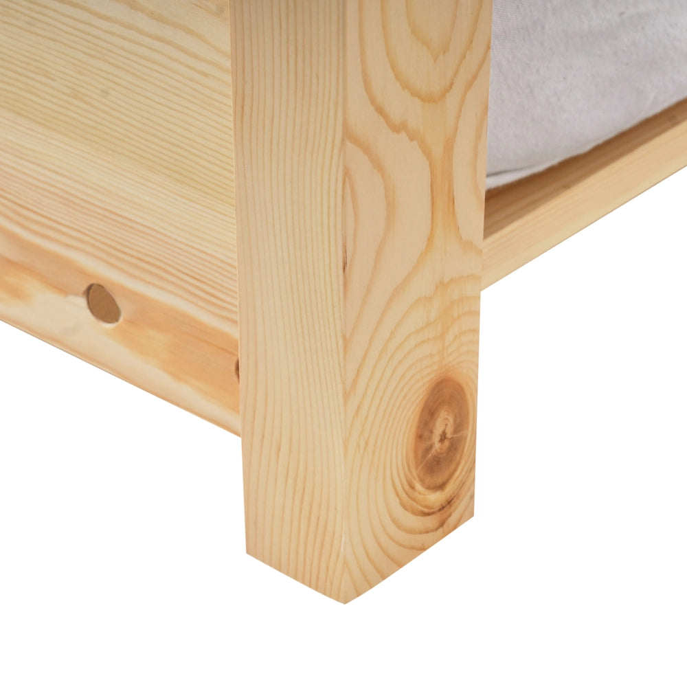 Letto a scomparsa della casa per bambini in legno di pino chiaro UE misura singola 90 x 200 cm letto con base a doghe per la cameretta