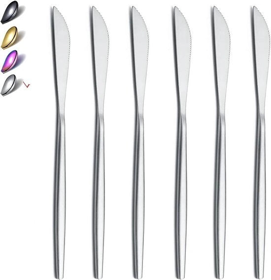 Tavolo da Cucina in Acciaio Inox a 6 Dadi, Tavola da Cucina in Rame, Design Moderno, Resiste alle Macchie di Olio, Resiste alla Lavastoviglie - 22,5 cm