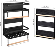 Rack da cucina in legno massello