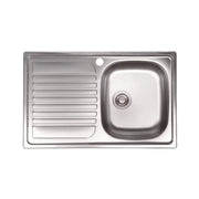 KIT LAVELLO ECO INCASSO 79X50 1 VASCA GOCCIOLATOIO SX PILETTA 3,5- 1,0 pz