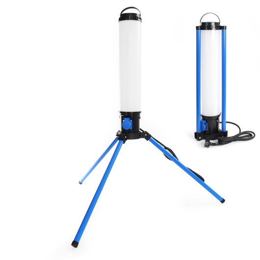 Lampada LED da lavoro con treppiede 100W Luce a 360° 10.000 lumen Faro da cantiere