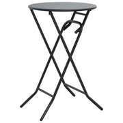 Tavolo da Giardino | Tavolino da esterno Antracite 50 x 50 x 72 cm Metallo