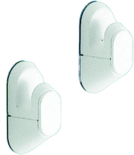 APPENDIABITI 'JUNIOR' Colore bianco - confezione 2 pezzi - GEDY