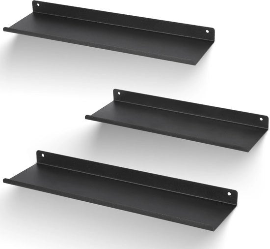 Pannelli per parete 3-pack, pannello per parete metallico, pannello per bagno 30/35/40 cm, pannello per parete a sospensione con carrello a 12 kg, display per parete per soggiorno, cucina, camera da letto, ufficio