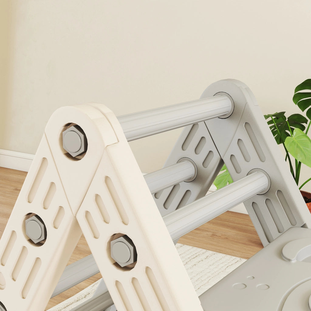 Casetta per arrampicata bambini ¨C zephmum ¨C grigio 279x80x69 cm
