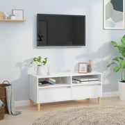 Mobile Porta TV-Mobile per TV-Credenza TV Bianco 100x34,5x44,5 cm in Legno Multistrato 535314