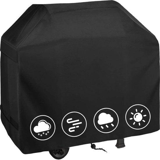 Barbecue ombrello impermeabile 420D tessuto Oxford - copertura grill a gas - ombrello universale - copertura tenda resistente a UV e scuffie - 76 x 66 x 110 cm