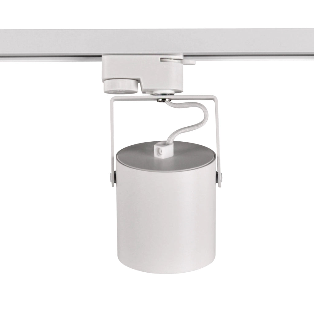 Faretto su binario Polux Minor bianco GU10 10W orientabile