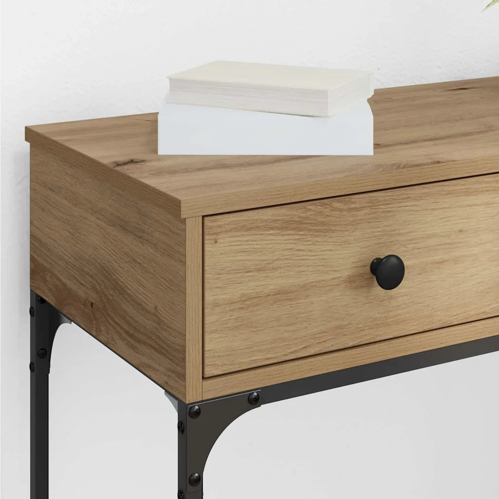Tavolo consolle rovere artigianale 75 x 34,5 x 75 cm 871297