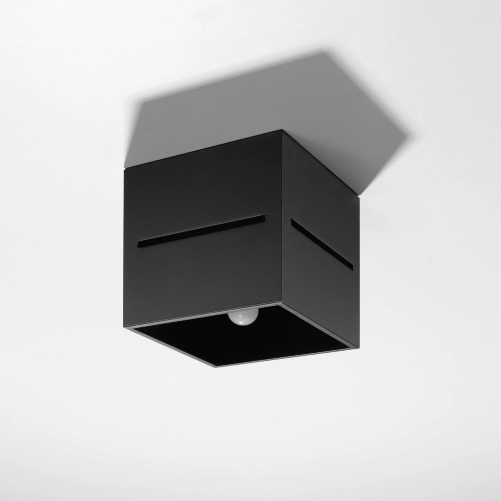 Spot soffitto LUPINO nero quadrato metallo G9 Pure Lume