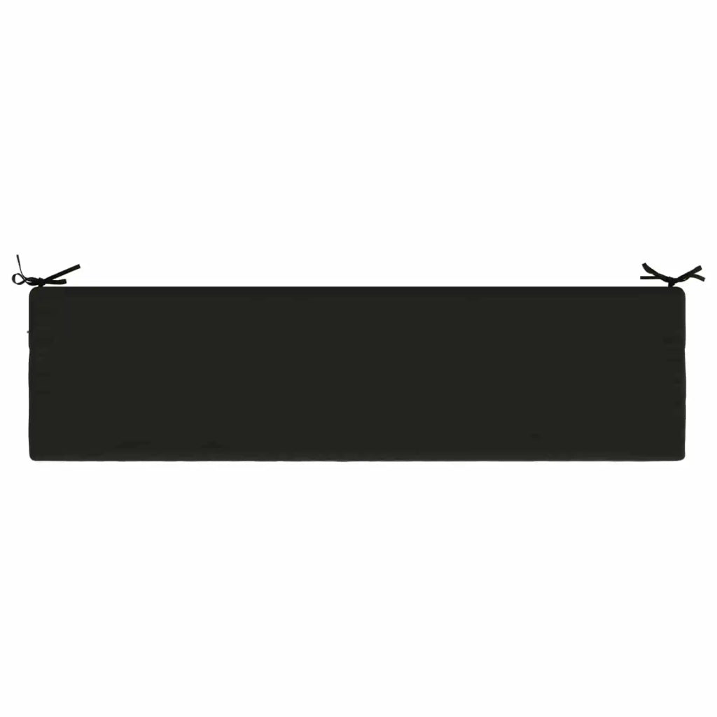 Cuscino per panchina SOEST 100% Poliestere Nero 160 x 40 x 8 cm 949922