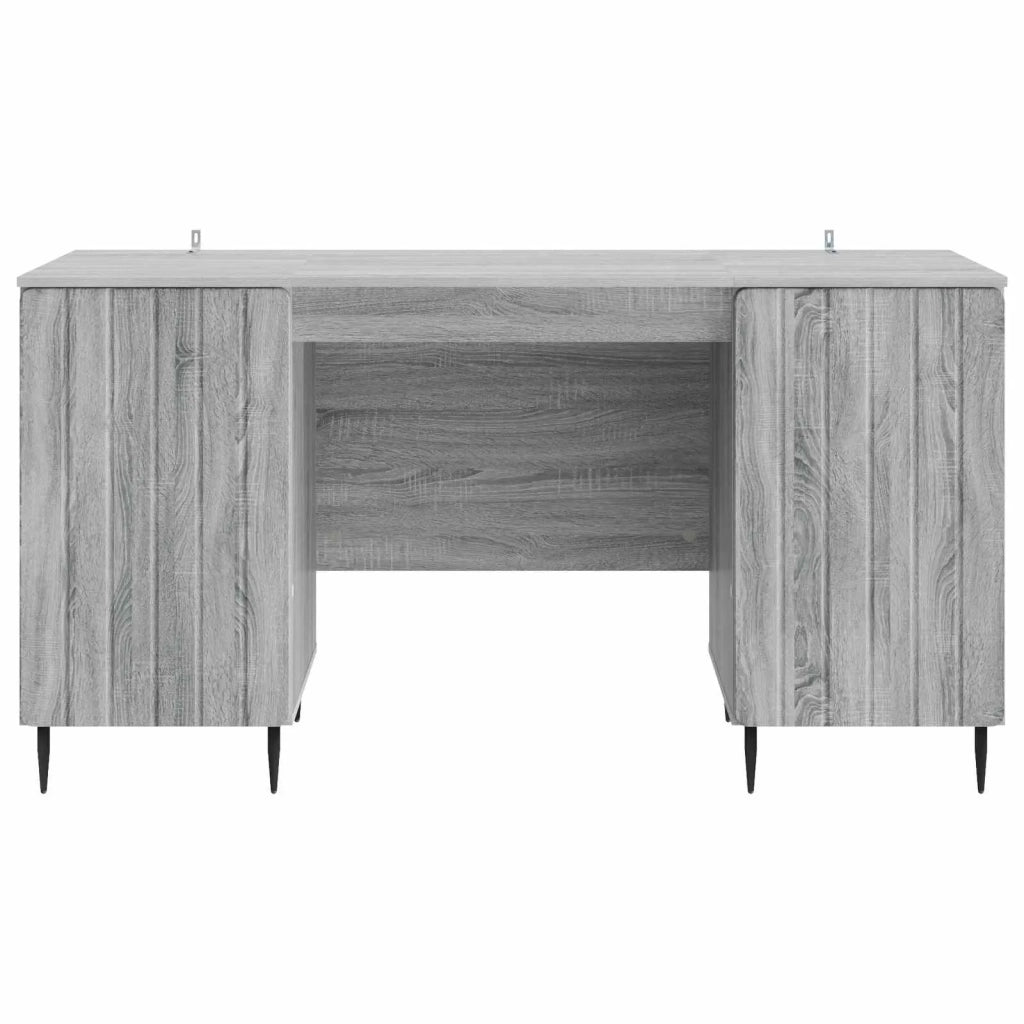 Scrivania Grigio Sonoma 142,5 x 50 x 75 cm Legno ingegnerizzato 3414591