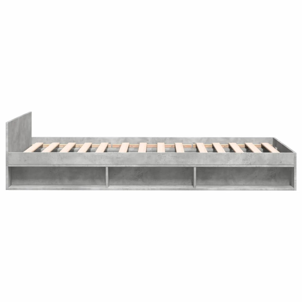 Telaio del letto con storage Grigio Cemento 80 x 200 cm 3429602