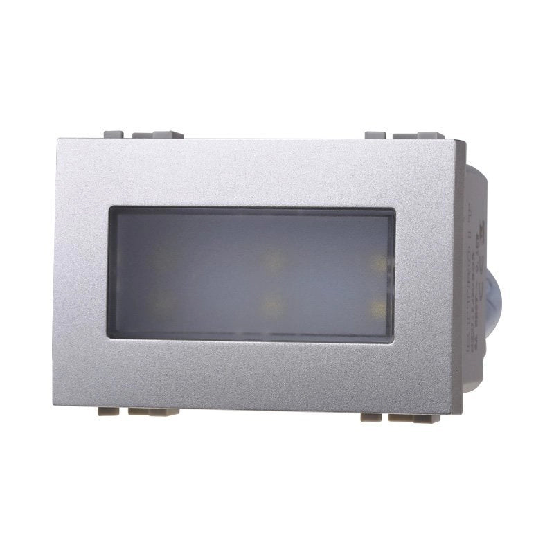 Lampada Led Segnapasso 3P 220V Grigio 6000K Compatibile Con Bticino Living International