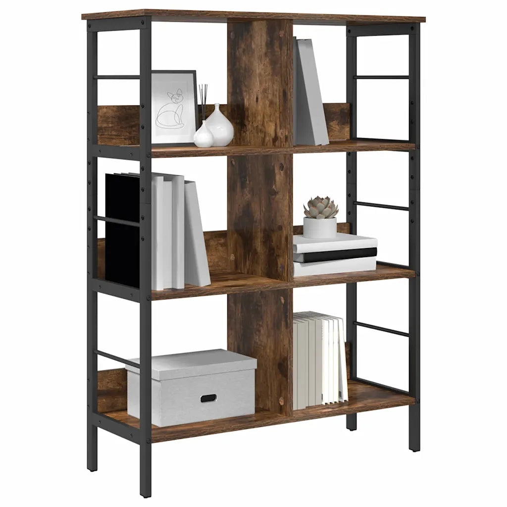 Libreria Rovere fumé 82 x 32 x 112 cm Legno multistrato