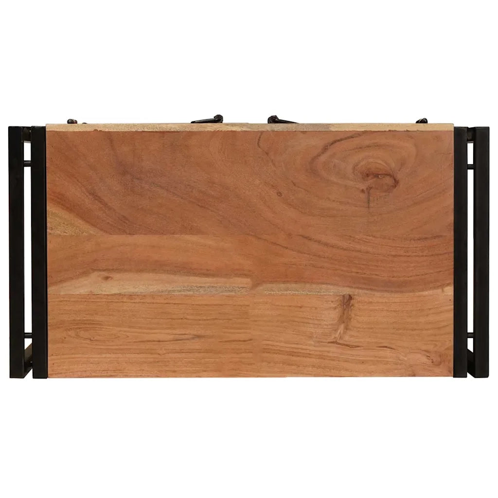 Comodino | Armadio da Notte | Mobiletto da notte Marrone legno massello di acacia