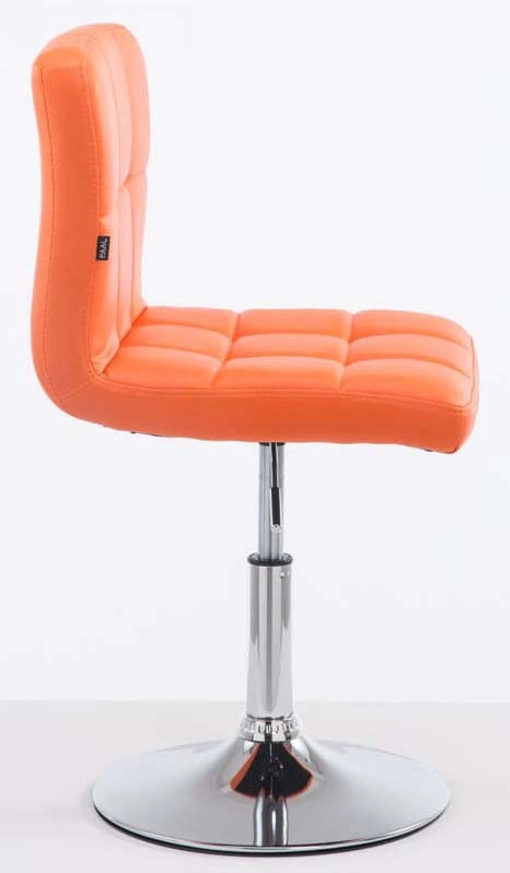 Set 2 Sedie Lounge Palma V2 in similpelle arancione