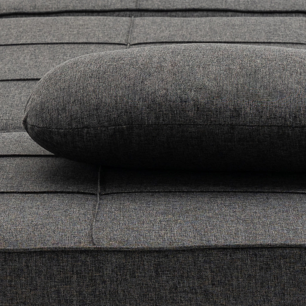 Poltrona letto inclinabile ¨C Zephmum ¨C Grigio, Tela di lino, 200 kg