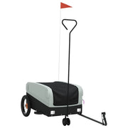 Rimorchio da Bici Nero e Grigio 30 kg in Ferro CFW7778188