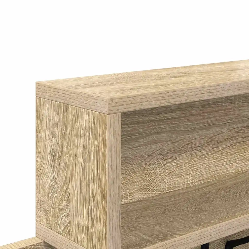 Appendiabiti a muro Rovere Sonoma 100 x 12 x 43,5 cm 874413