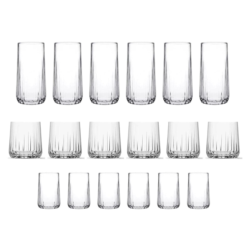 Pata, Bicchieri set da 6 360 ml, Trasparente