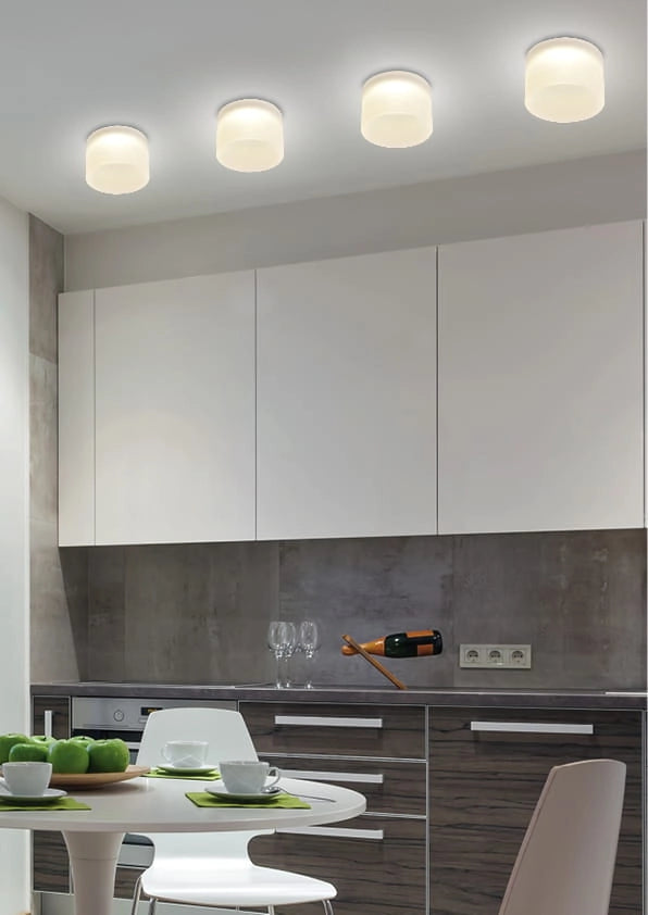 Candellux spot soffitto TUBA GU10 bianco dimmerabile IP20