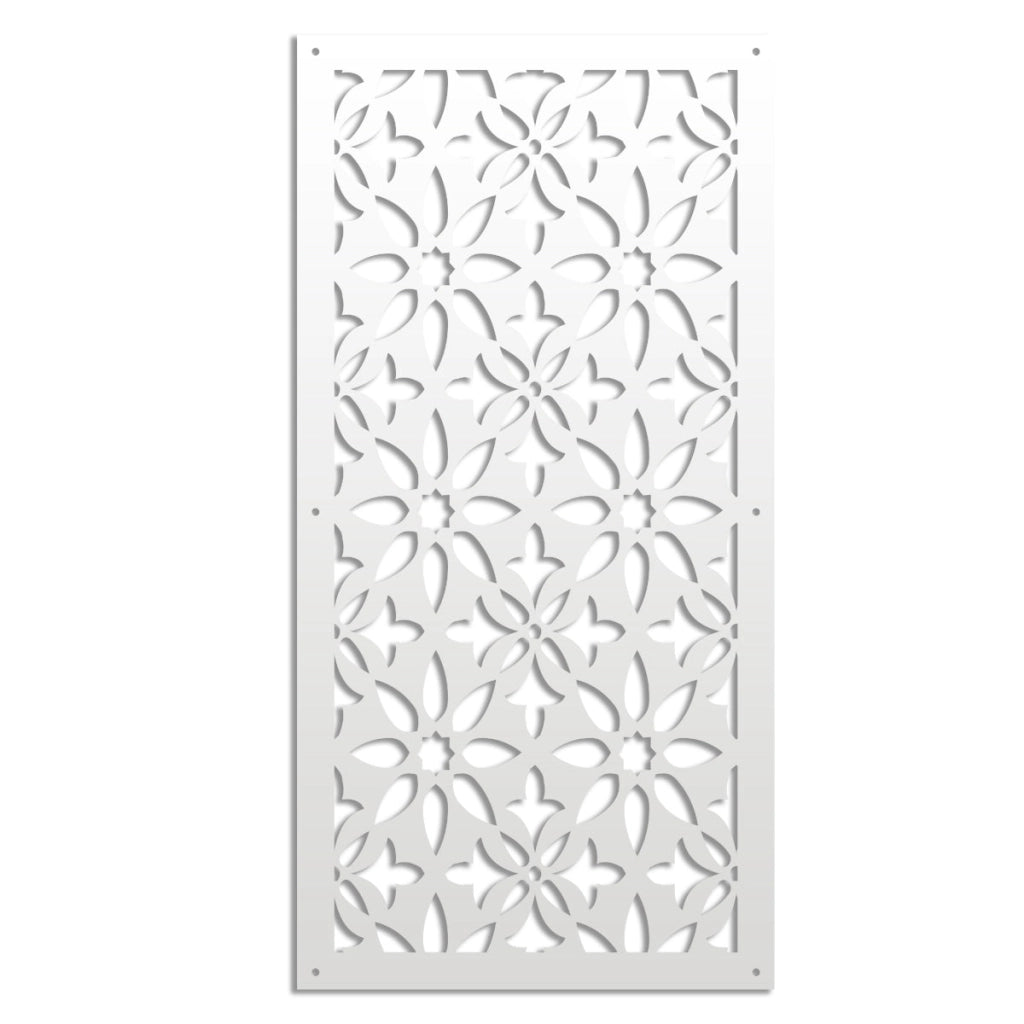 LANCERS - Pannello in PVC traforato - Parasole Colore: bianco, Misura: 73x148 cm
